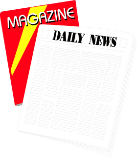 Vibrant Magazine of Daily News Insights PNG