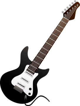 Electric Guitar The Sound of Rock Vibes PNG