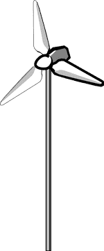 Modern Wind Turbine Design for Clean Energy PNG