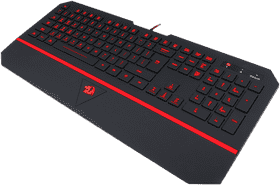 Gaming Keyboard with RGB Lighting Features PNG