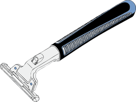 Ergonomic Precision Razor Design PNG