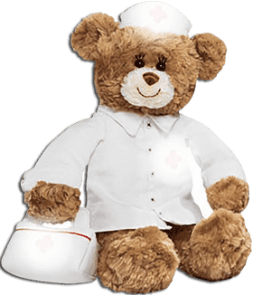 Caring Cuddles The Nurse Bear Companion PNG