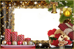 Festive Candle Glow for Holiday Cheer PNG