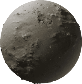 Rugged Terrain Planet of Unknown Origins PNG