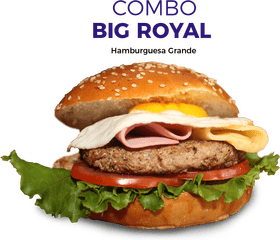Big Royal Burger Delight PNG