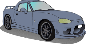 Stylish Sport Car with Sleek Design PNG