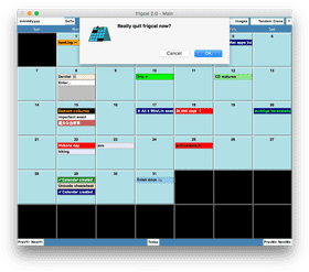 Interactive Monthly Calendar Planner Tool PNG