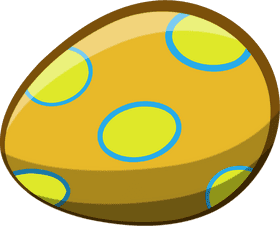 Easter Delight Colorful Egg Design PNG