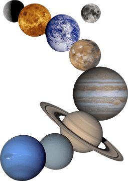 Solar Panel Planets Harnessing Energy from the Cosmos PNG