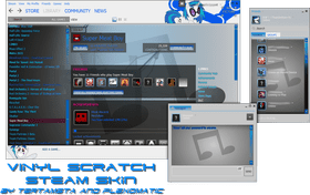 Vinyl Scratch A Music-Inspired Steam Skin PNG