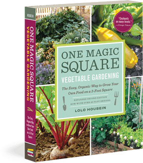 One Magic Square Vegetable Garden A Guide to Easy Organic Growing PNG