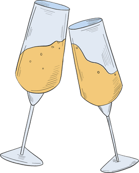 Cheers to the Broken Glass Moments PNG