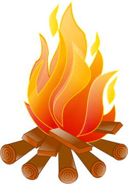 Campfire Glow Warmth and Togetherness PNG