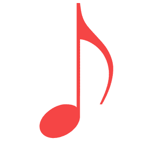Vibrant Music Note Celebration PNG