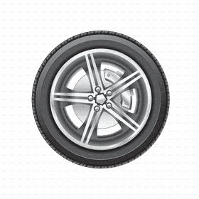 Stylish Car Wheel Design for Modern Vehicles PNG