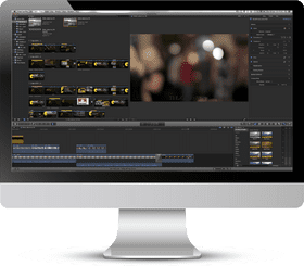 Professional Video Editing Computer Part Setup PNG