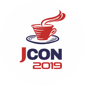 Coffee Cup Delight with JCON 2019 Flair PNG