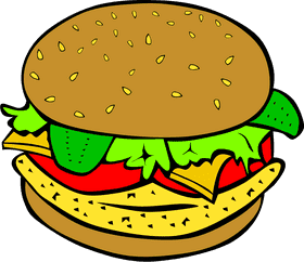 Deliciously Fresh Veggie Burger Delight PNG