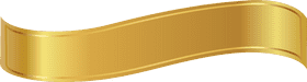 Golden Ribbon of Elegance PNG
