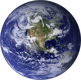 Earth A Beautiful Blue Planet PNG