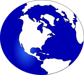 Blue Ocean Planet Overview PNG