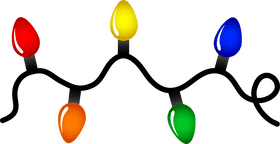 Colorful Christmas Light Spectacle PNG