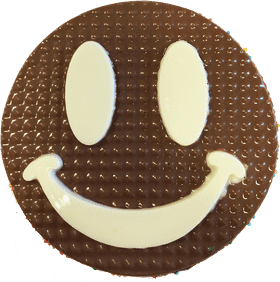 Delightful Smiley Chocolate Treat PNG