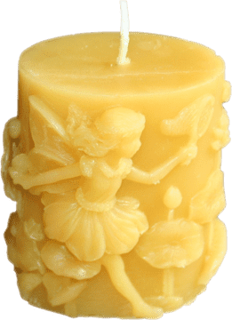 Whimsical Fairy Candle Delight PNG