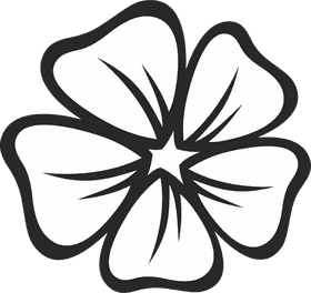 Floral Design Rubber Stamp for Creative Projects PNG