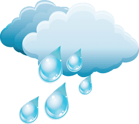 Whispers of Rainfall in a Soft Cloud PNG
