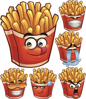 Fast Food Frenzy The Joy of Fries PNG