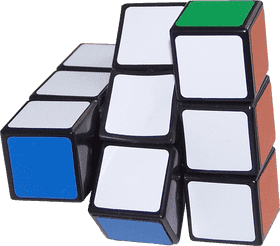 Colorful Ice Cube Puzzle Challenge PNG