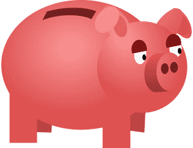 Piggy Bank Savings Fun PNG