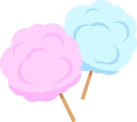 Delightful Cotton Candy Dreams PNG