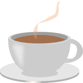 Warm Embrace of a Coffee Cup PNG