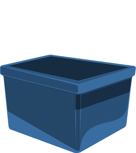 Sturdy Storage Box for Every Need PNG