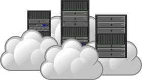Cloud Server Hosting Solutions PNG