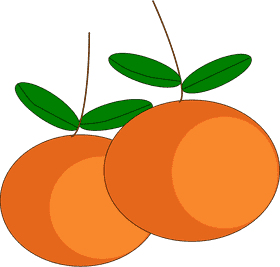 Juicy Oranges with Fresh Green Leaves and Orange Peel PNG
