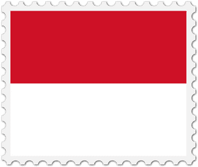 Indonesian Passport Stamp of Adventure PNG