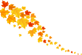Autumn's Whispering Leaf Trail PNG