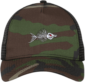 Bonefish Camo Cap for Outdoor Enthusiasts PNG
