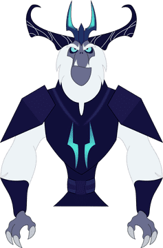 Storm Guardian of the Frozen Skies PNG