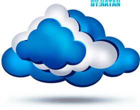 Radiant Blue Dream Cloud PNG