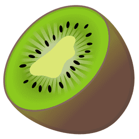 Vibrant Kiwi Fruit Delightful Slice PNG