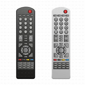 Dual Design Remote Control Set PNG