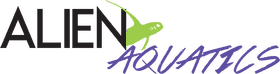 Alien Aquatics Banner Design PNG