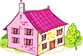 Charming Eco House in Harmony with Nature PNG