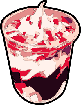 Swirled Delight A Layered Ice Cream Treat PNG