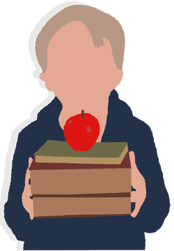 Book Balancer with a Tasty Apple PNG