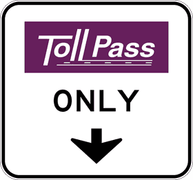 Toll Road Access for Pass Holders Only PNG